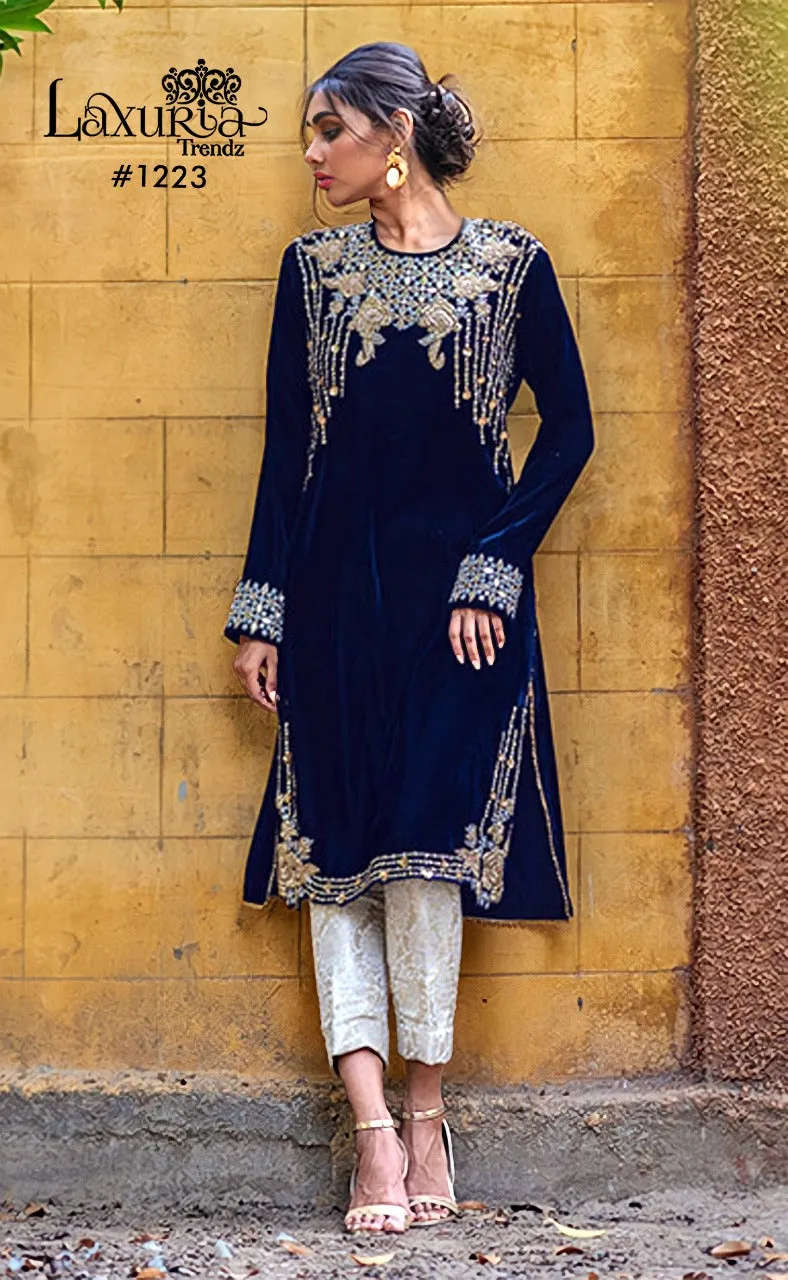 LAXURIA TRENDZ  D.NO. 1223 PAKISTANI SUITS