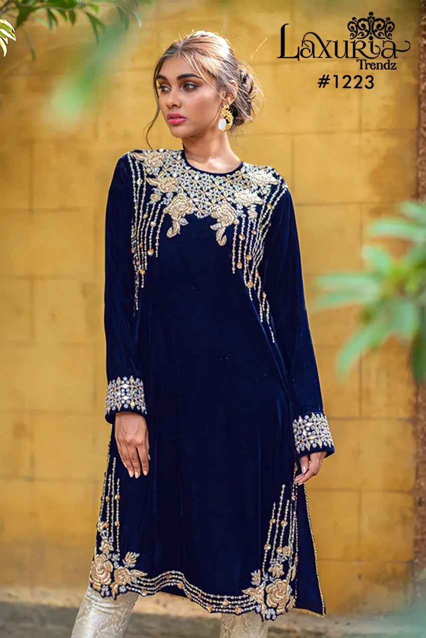 LAXURIA TRENDZ  D.NO. 1223 PAKISTANI SUITS