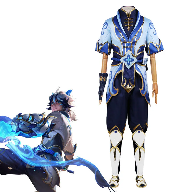 LOL League Of Legends Porcelain Ezreal Cosplay Halloween Costume
