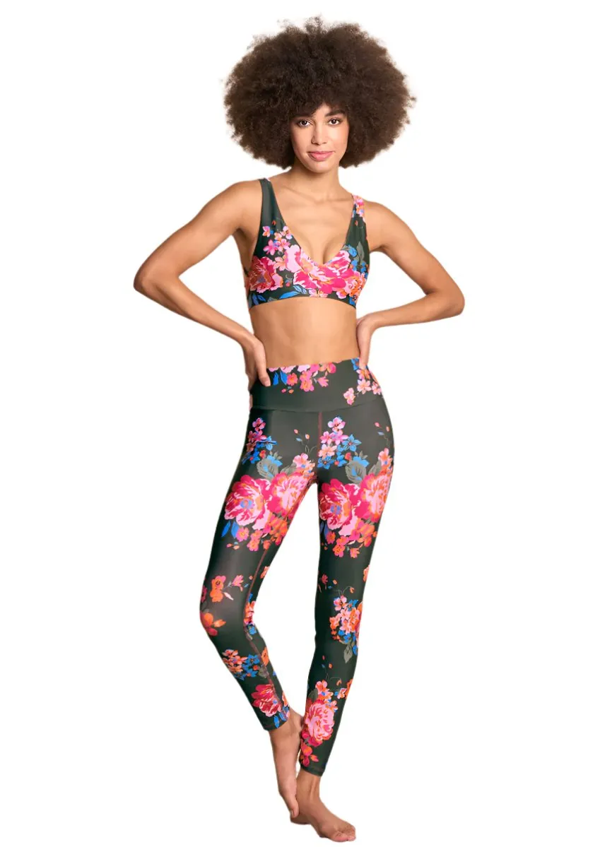 Maaji Bouquet Twisty Medium Impact Sports Bra