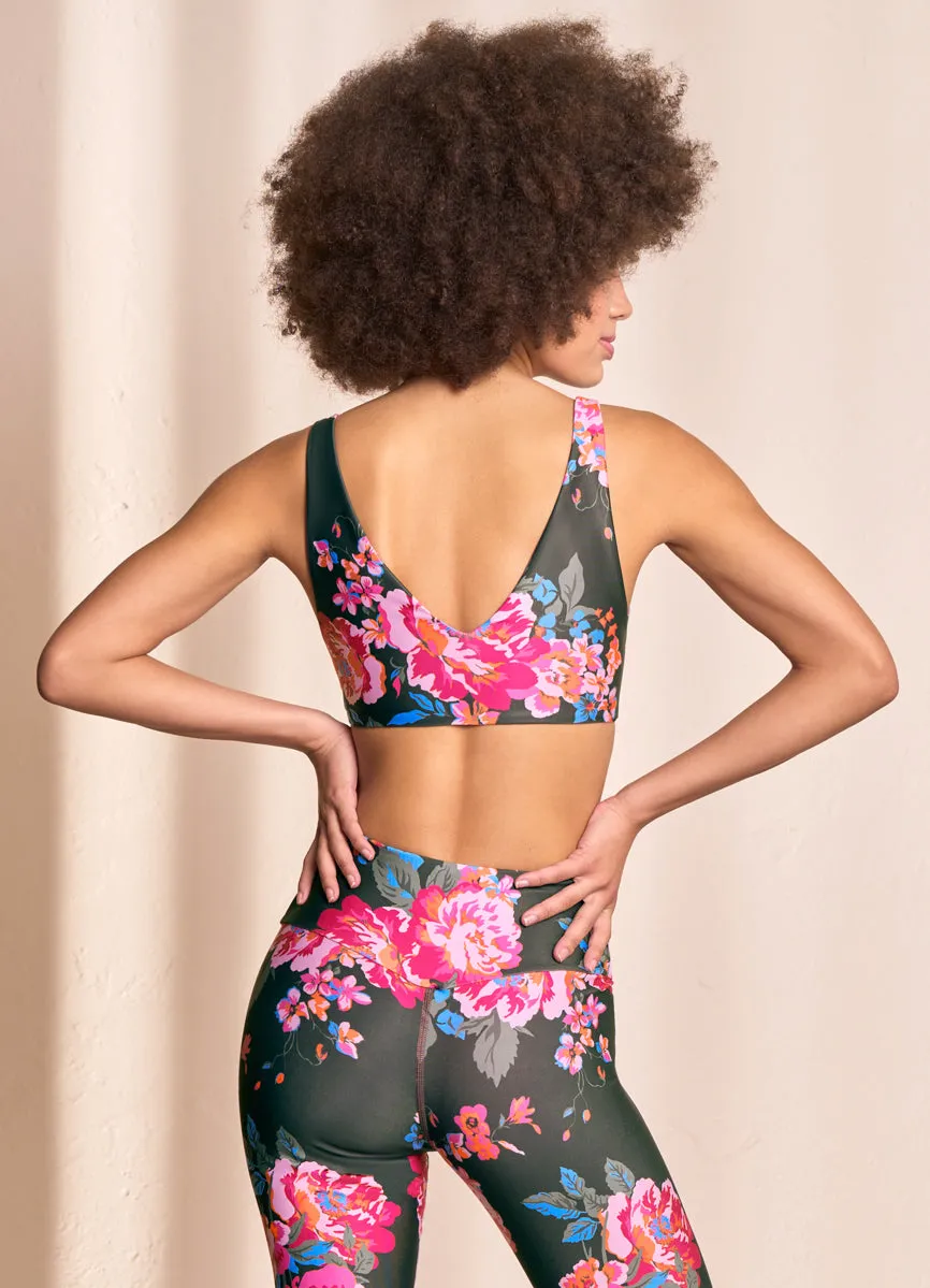 Maaji Bouquet Twisty Medium Impact Sports Bra