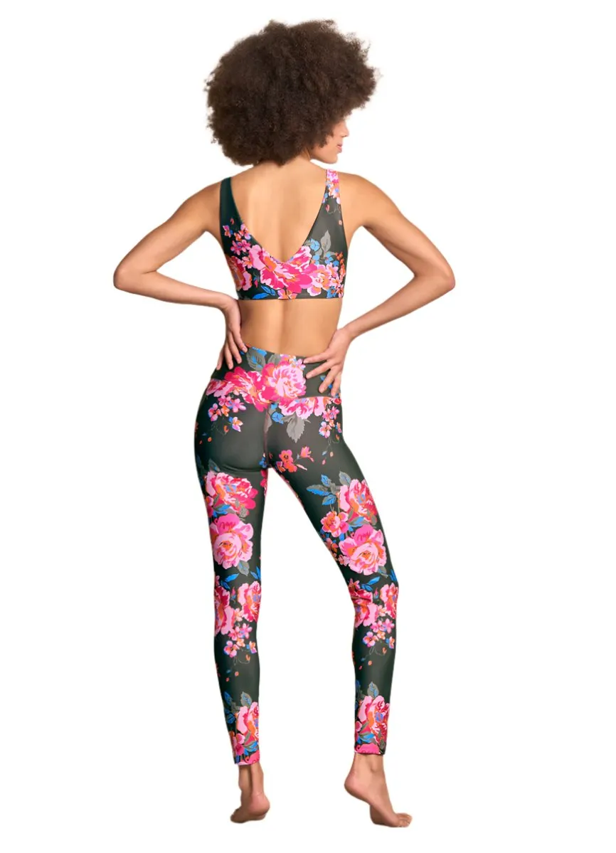 Maaji Bouquet Twisty Medium Impact Sports Bra
