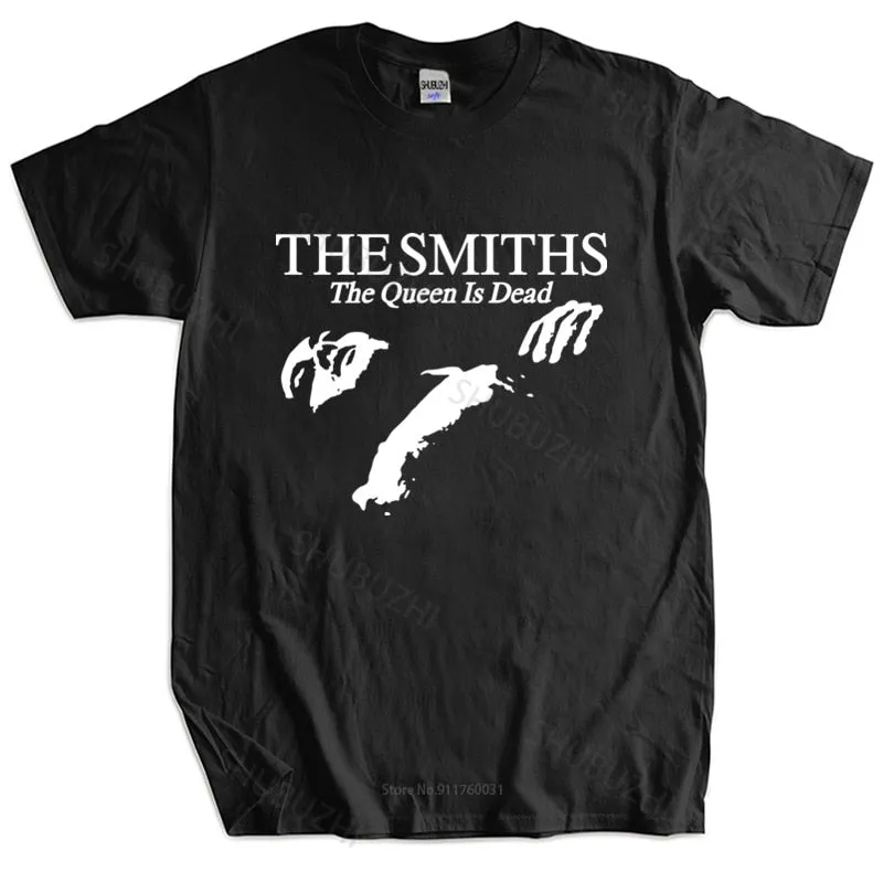 Men Cotton T Shirt Summer Tops The Smiths "The Queen Is Dead" - T-Shirt,