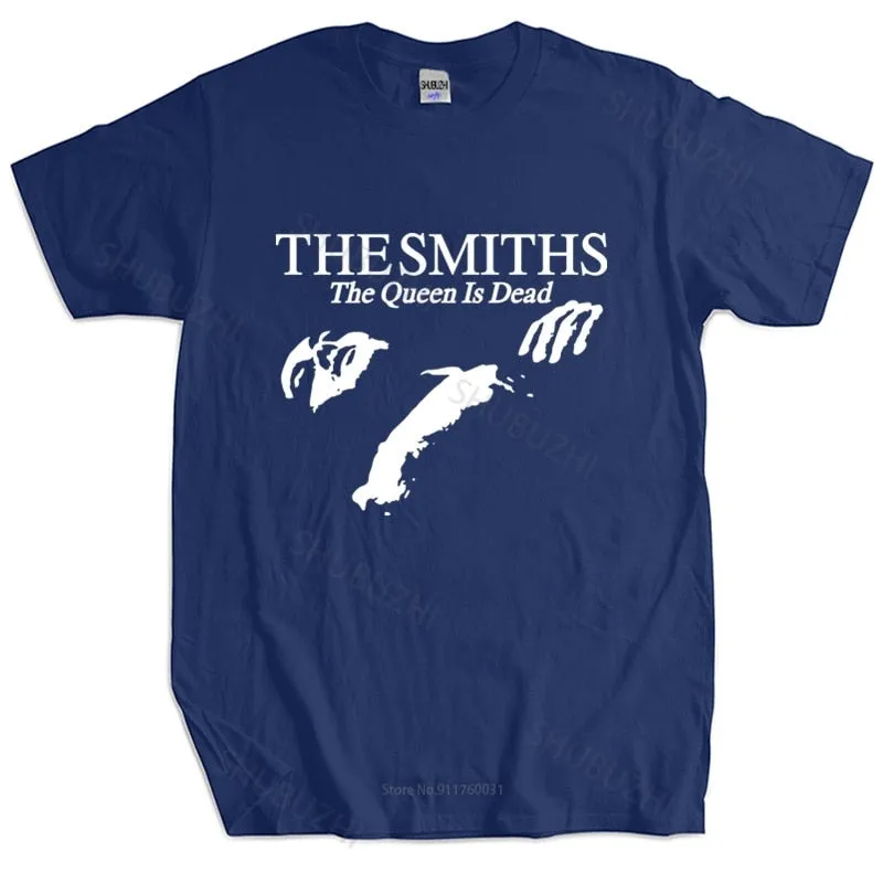 Men Cotton T Shirt Summer Tops The Smiths "The Queen Is Dead" - T-Shirt,