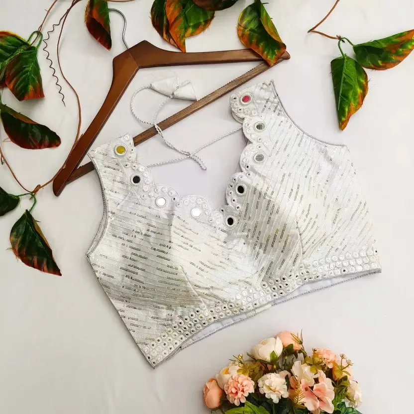 Mirror Hand Work Blouse