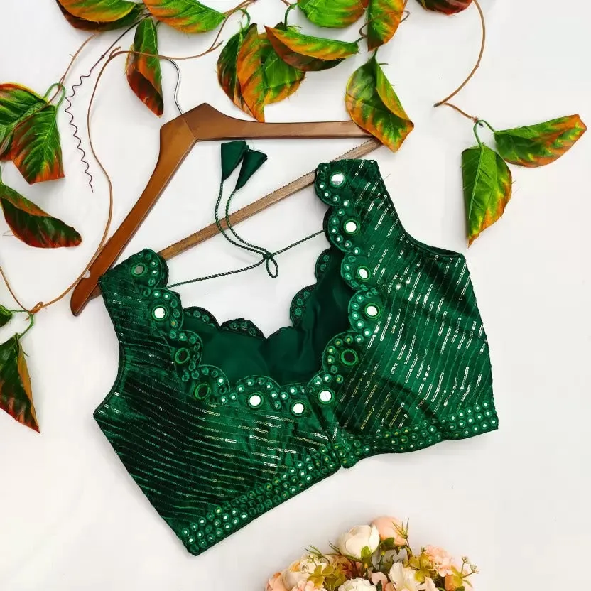 Mirror Hand Work Blouse