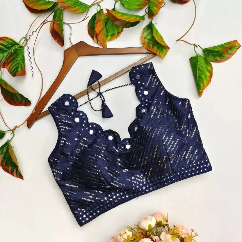Mirror Hand Work Blouse