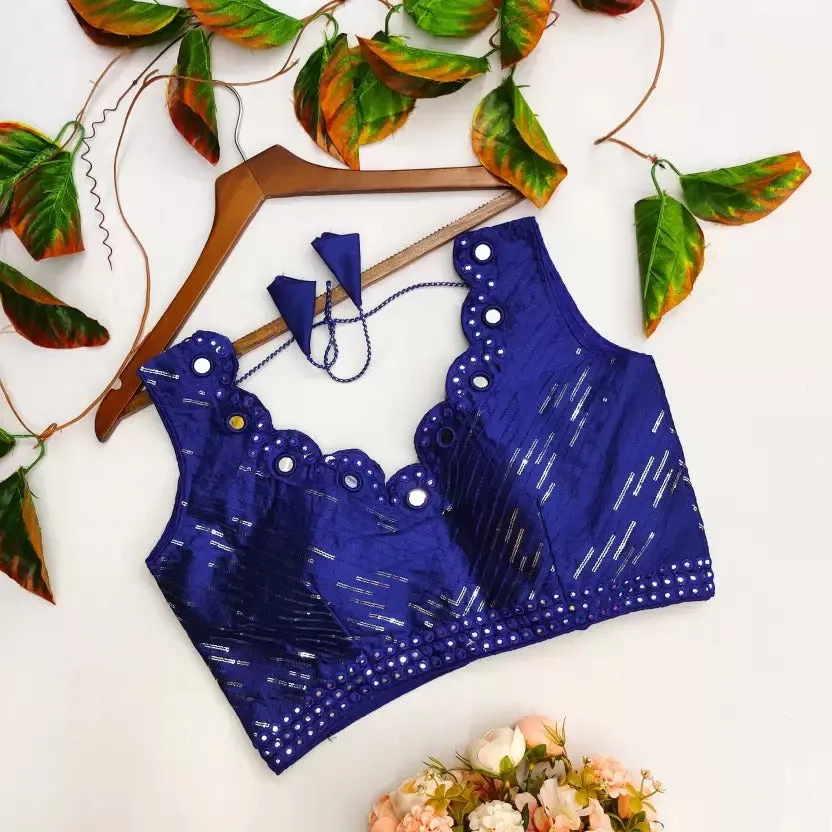 Mirror Hand Work Blouse
