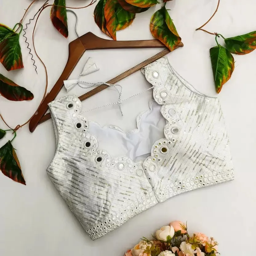 Mirror Hand Work Blouse