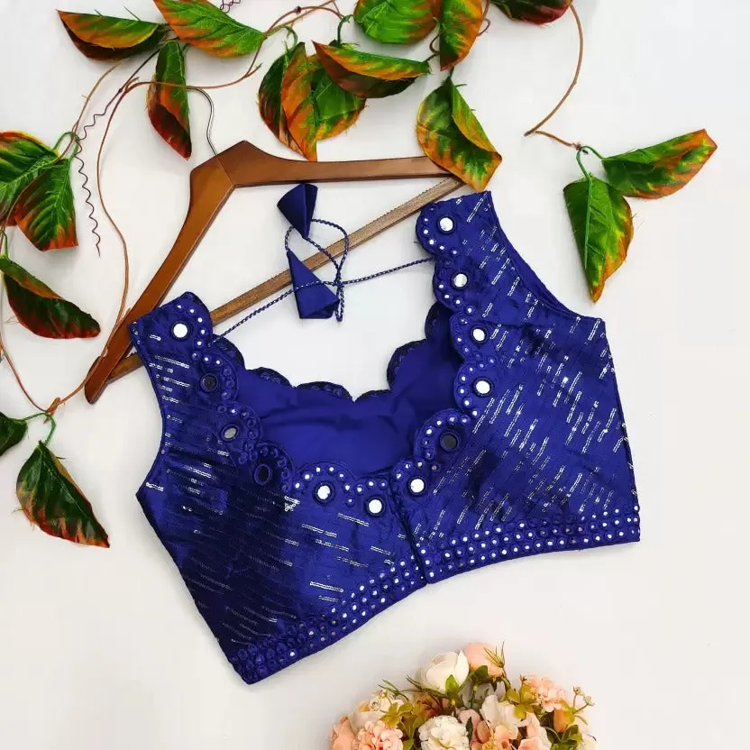 Mirror Hand Work Blouse