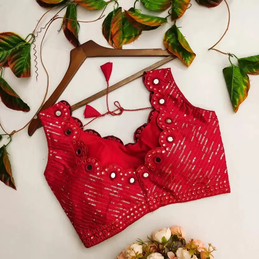 Mirror Hand Work Blouse