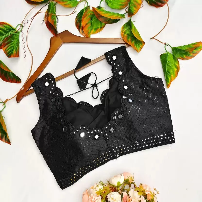 Mirror Hand Work Blouse