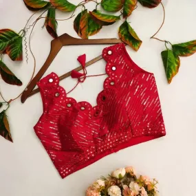 Mirror Hand Work Blouse