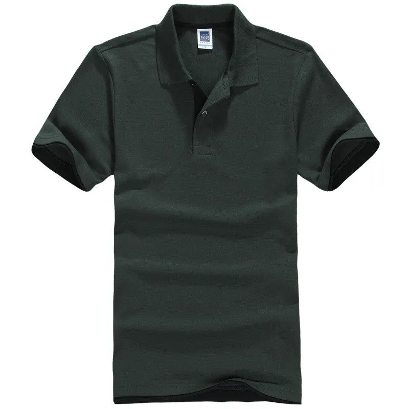 New 2016 Men's Brand Polo Shirt For Men Designer Polos Men Cotton Short Sleeve shirt Brands jerseys golftennis Free Shipping