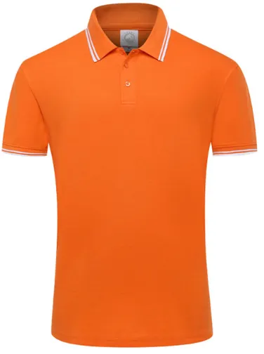 New Mens Turn-down Collar T Shirt