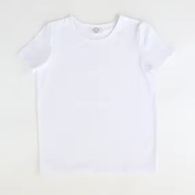 Out & About Girl's Tee - White