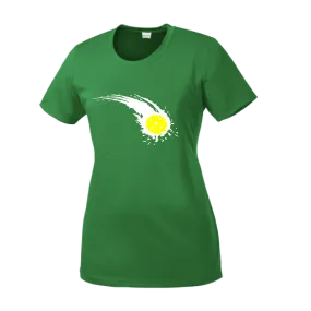 Pickleball Impact | Women’s Short Sleeve Crewneck Athletic Shirts | 100% Polyester