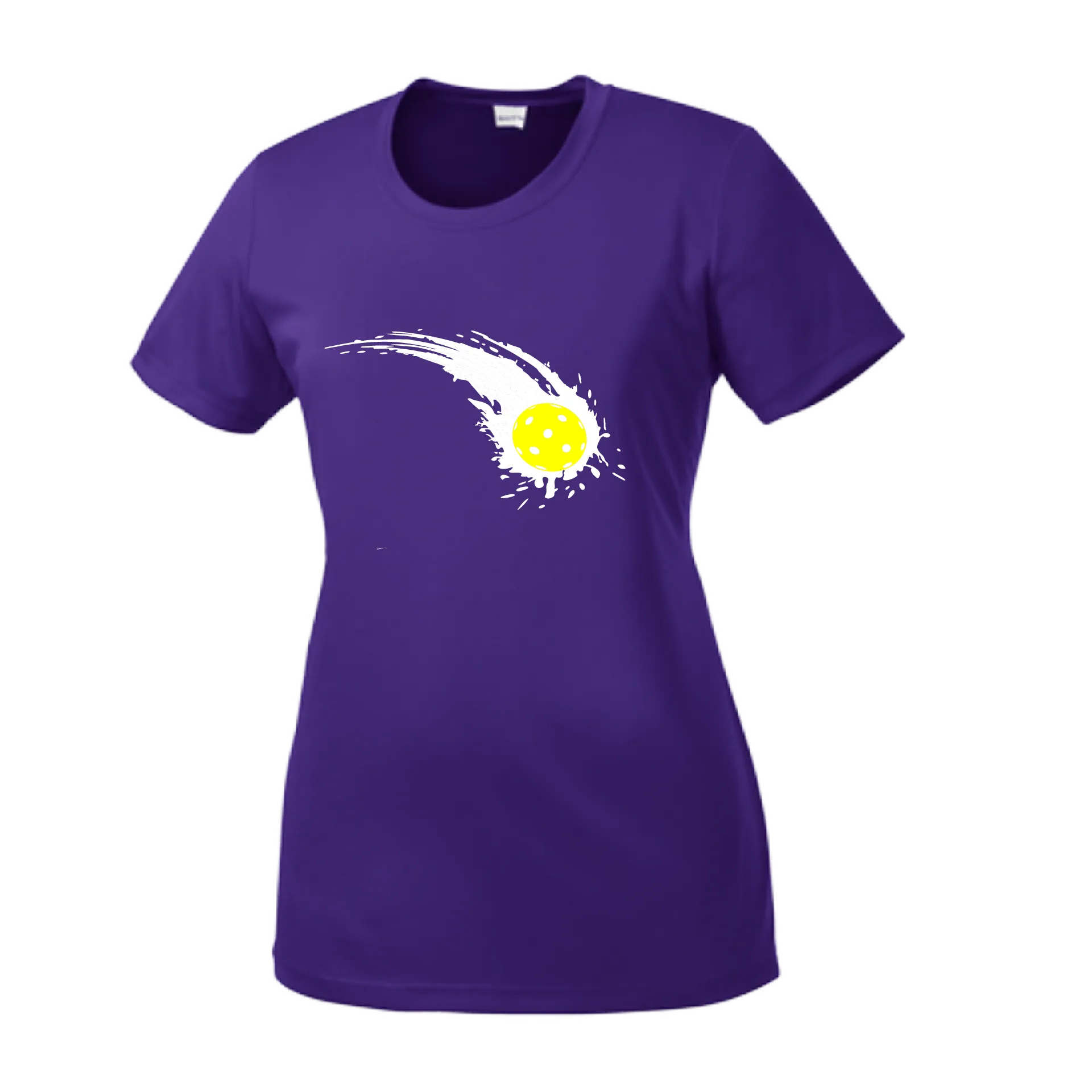 Pickleball Impact | Women’s Short Sleeve Crewneck Athletic Shirts | 100% Polyester