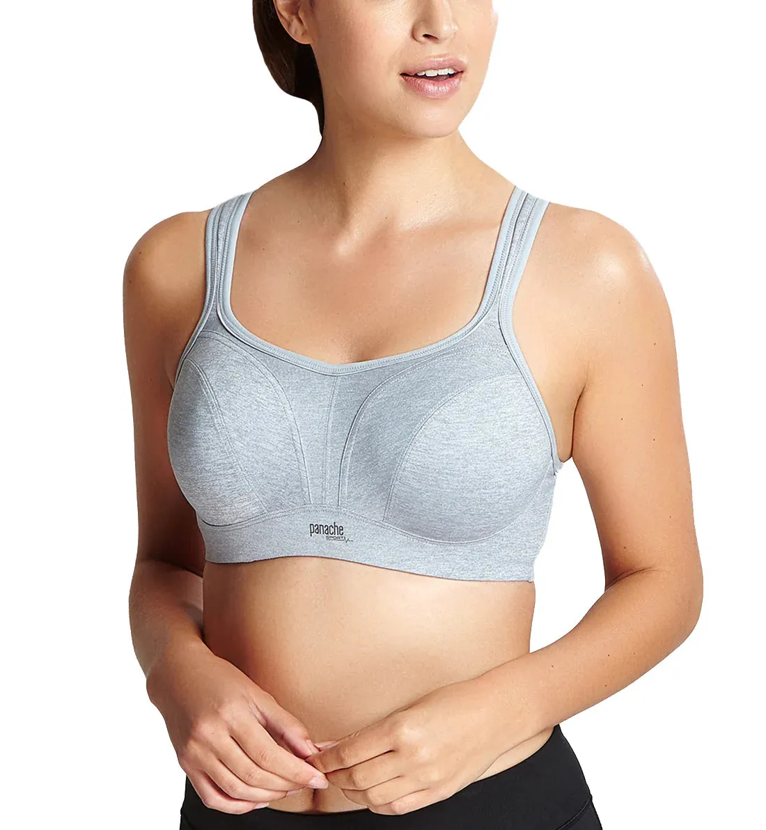Power Underwire Sports Bra - Grey Marl