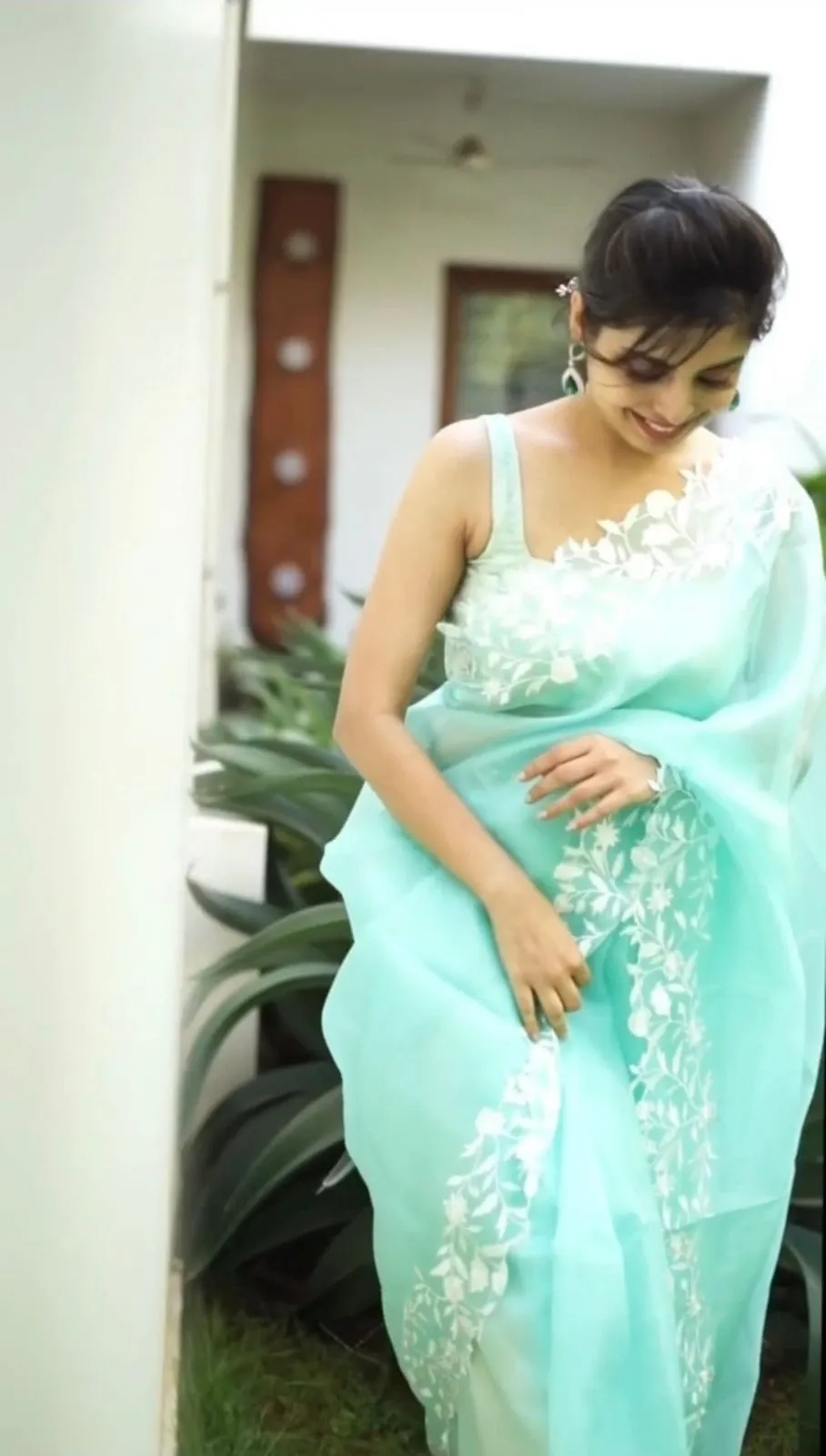 Pure Organza Silk Blouse