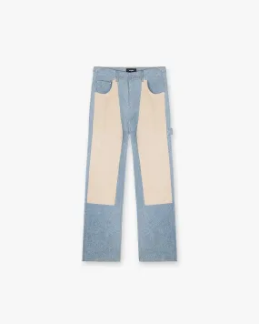 R3C-V2 Colour Block Carpenter Denim - Blue