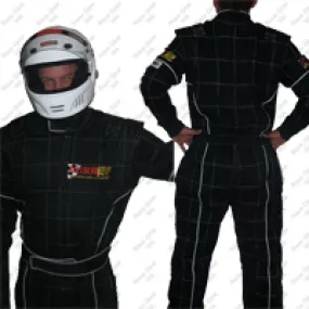 Racegear WA 2 layer Black 3XL Racesuit - SFI 3/2A/5