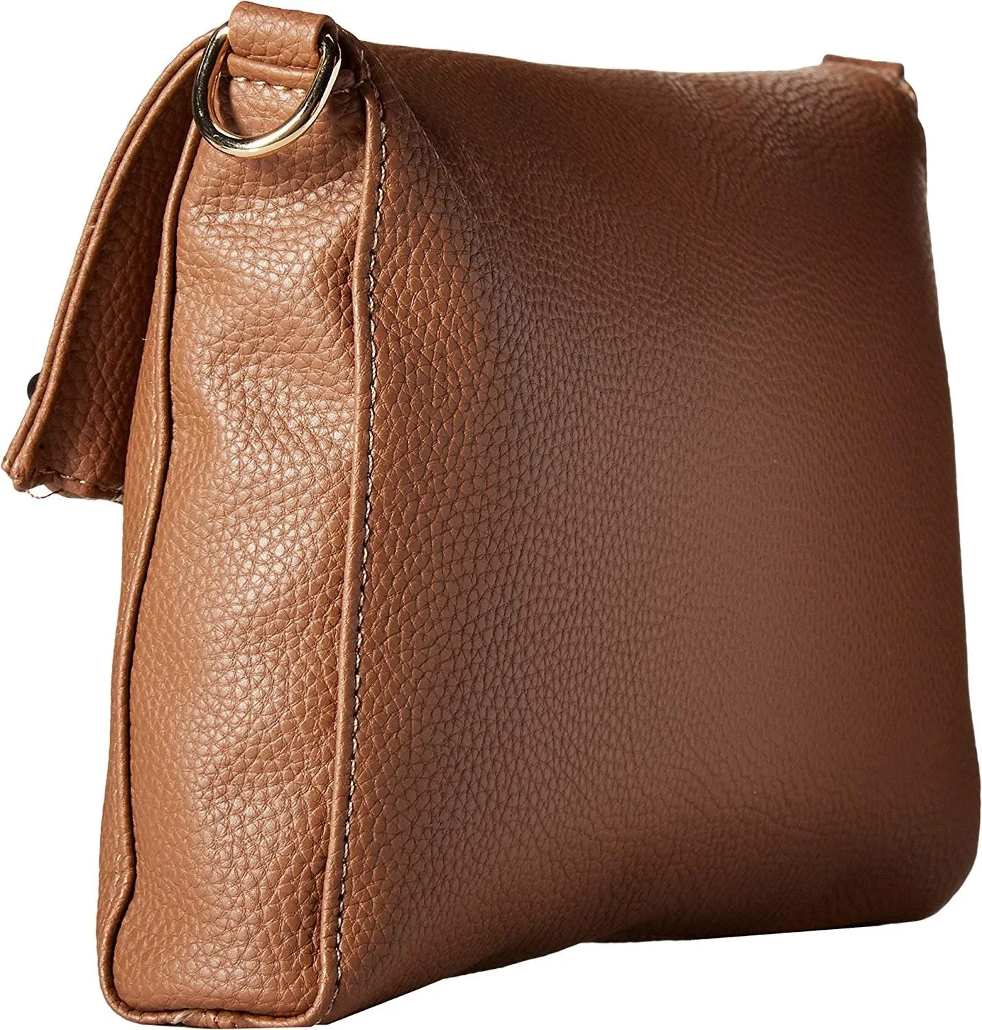 Rampage Womens Stud Tunnel Flap Crossbody