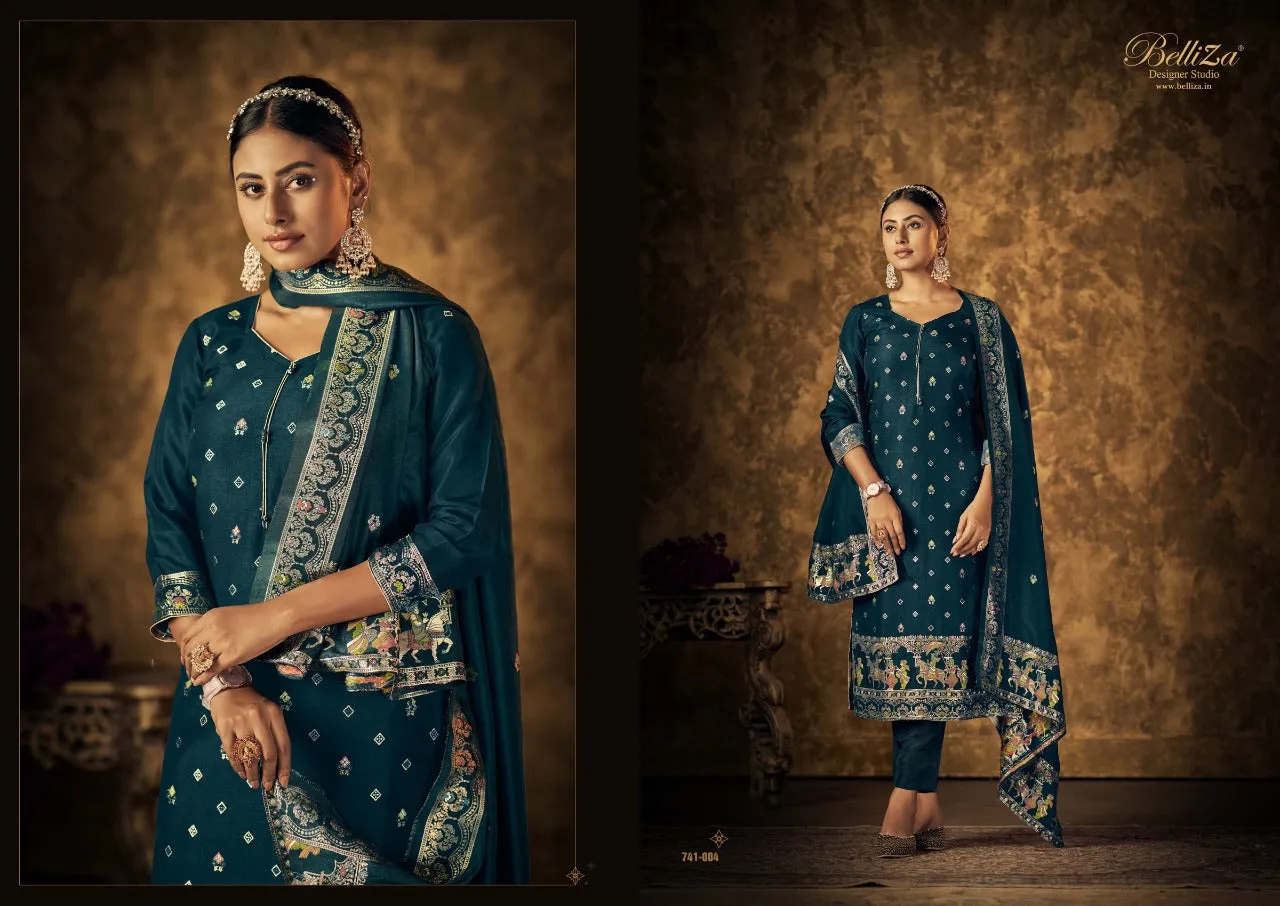 SAARANG JAQUARD DESIGNER SUIT COLLECTION