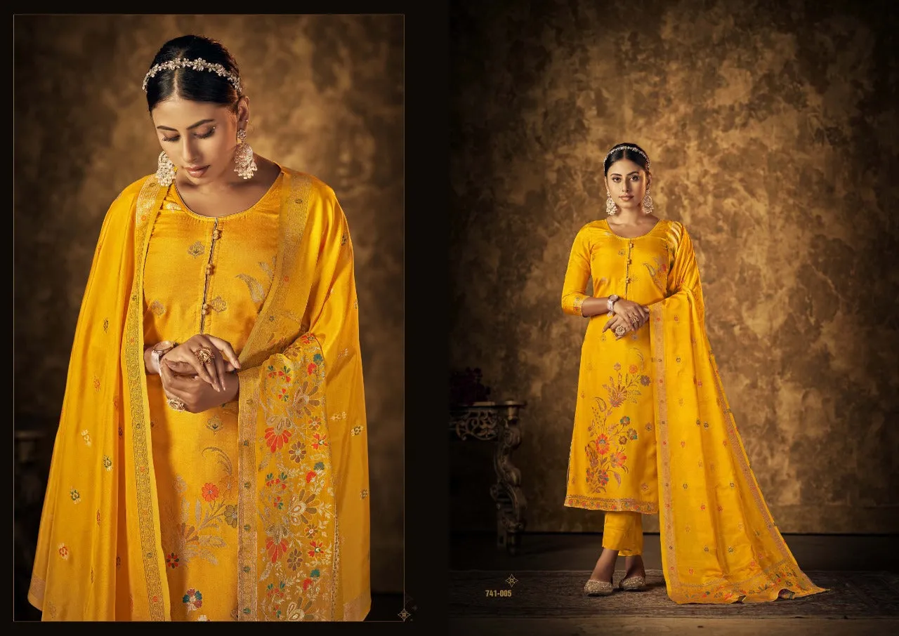 SAARANG JAQUARD DESIGNER SUIT COLLECTION