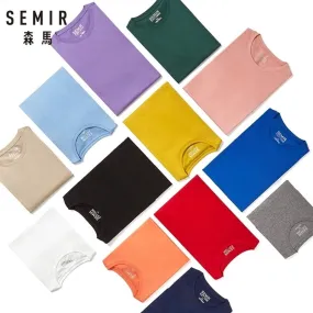 SEMIR T Shirt Men Fashion Casual Cotton T-shirts