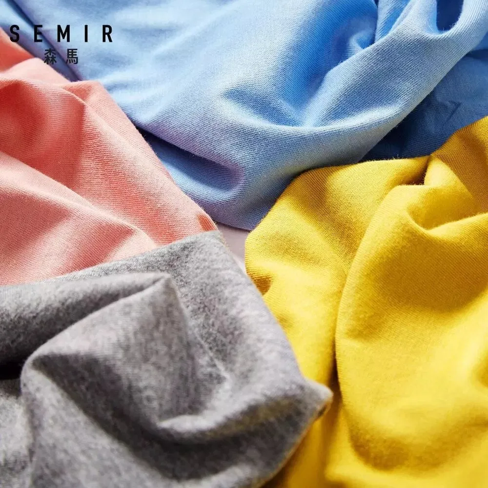 SEMIR T Shirt Men Fashion Casual Cotton T-shirts