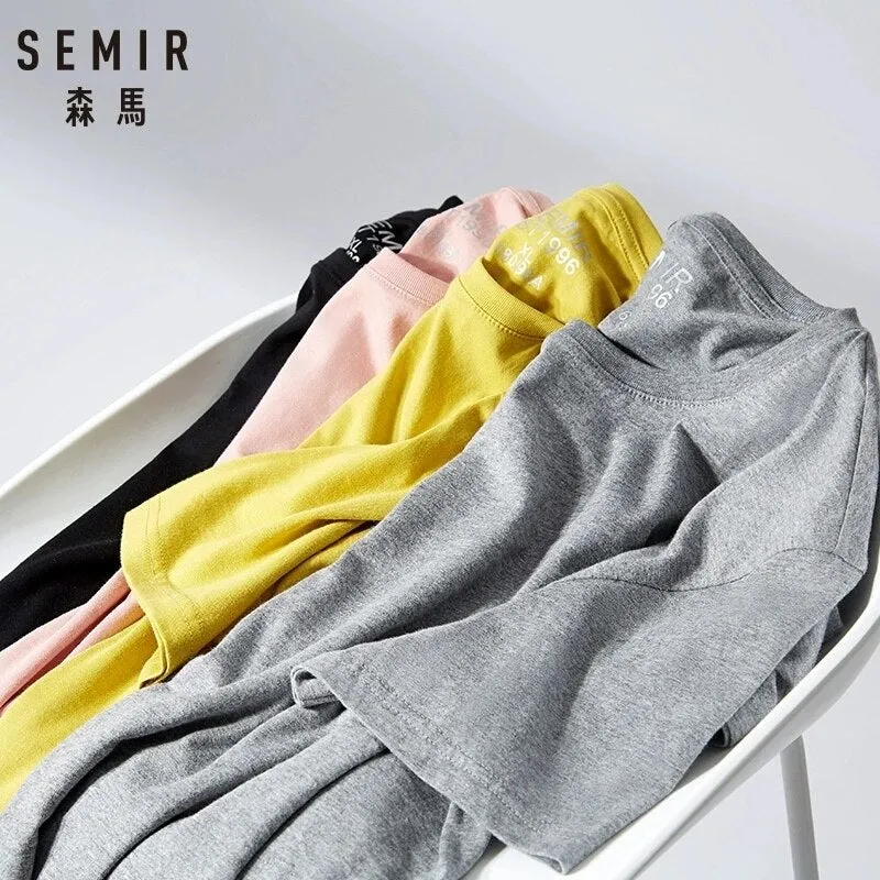 SEMIR T Shirt Men Fashion Casual Cotton T-shirts