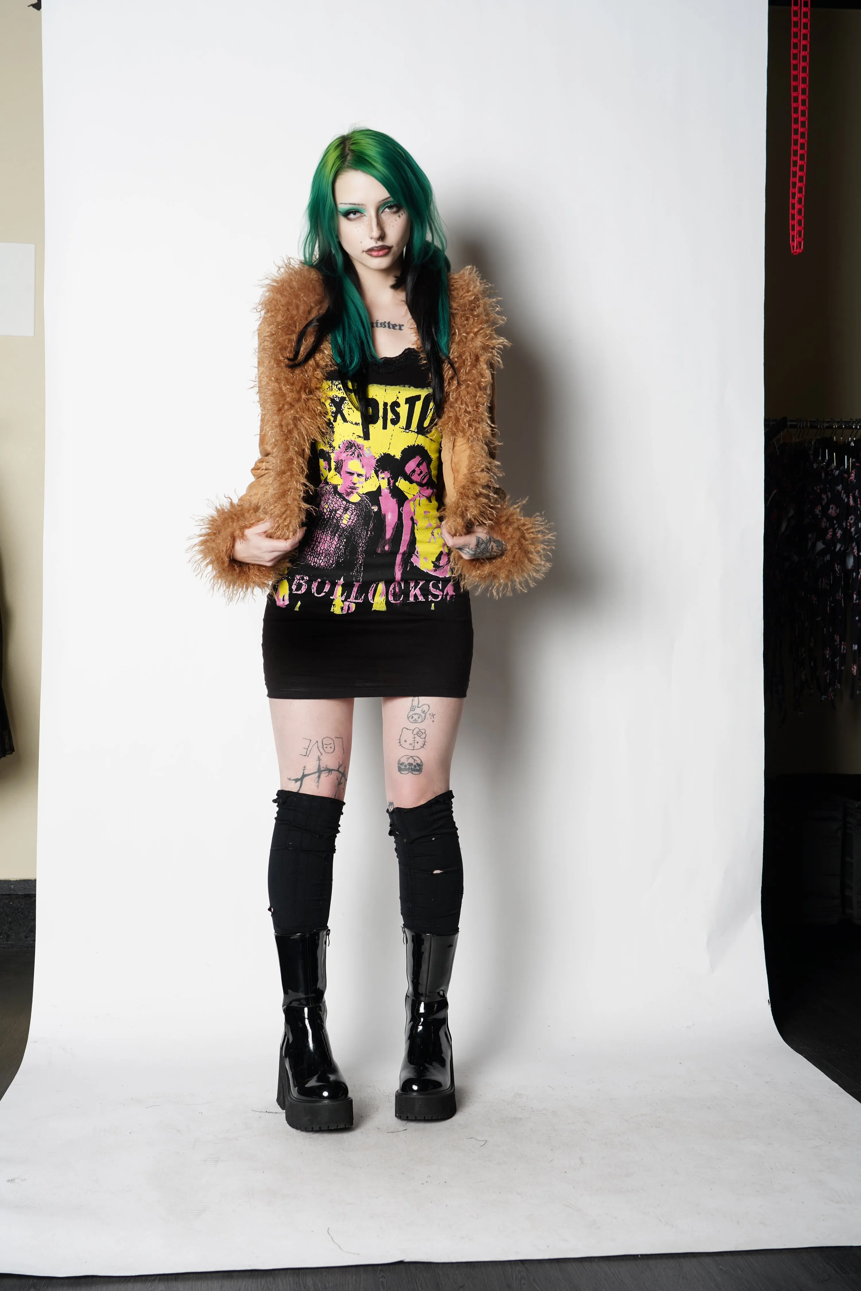 Sex Pistols Lace Strap Dress