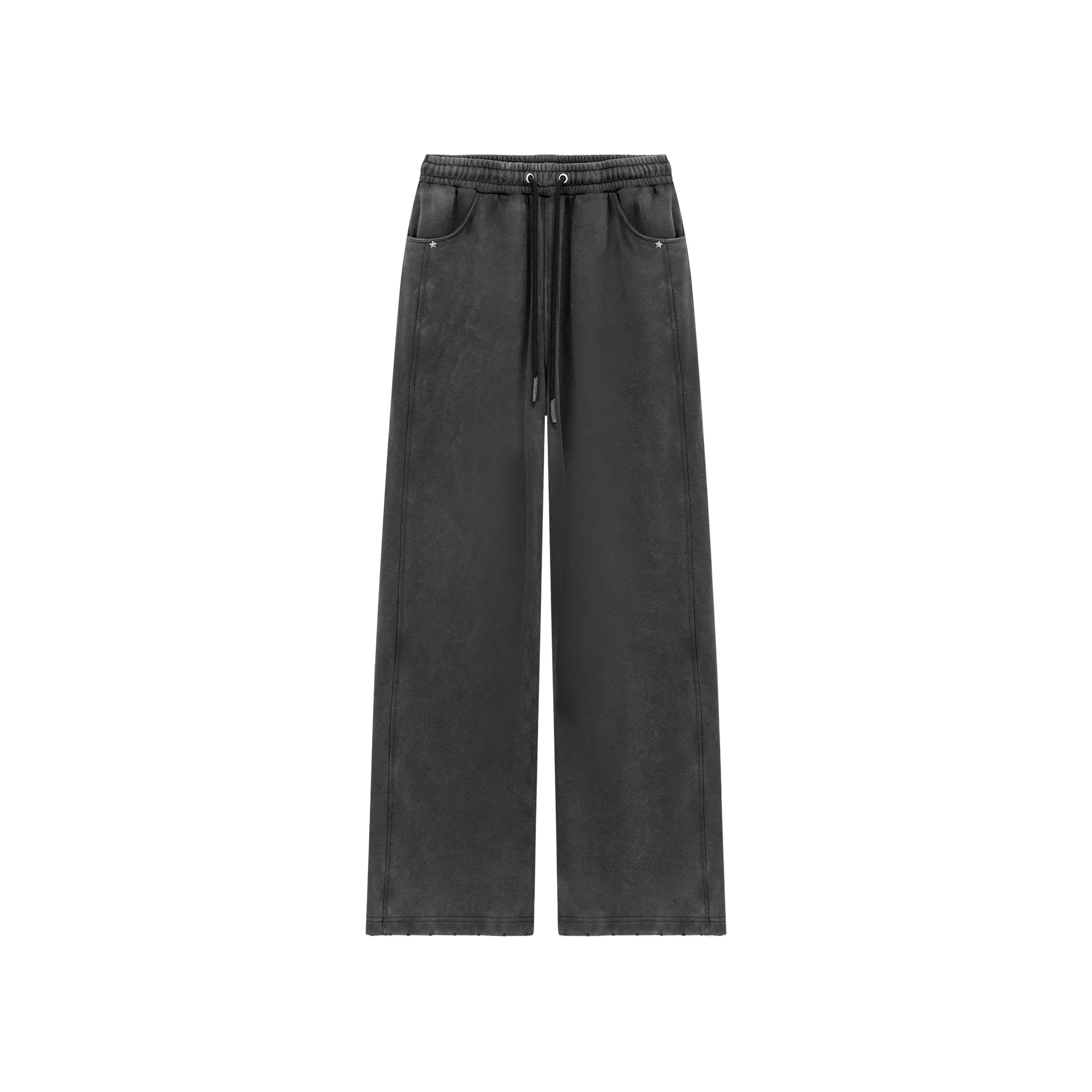 Simple Wide Casual String Pants