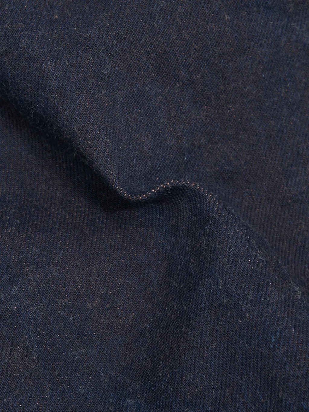 Studio D'Artisan D5702 15oz "Aishibuzome" Natural Indigo x Kakishibu Denim Shirt