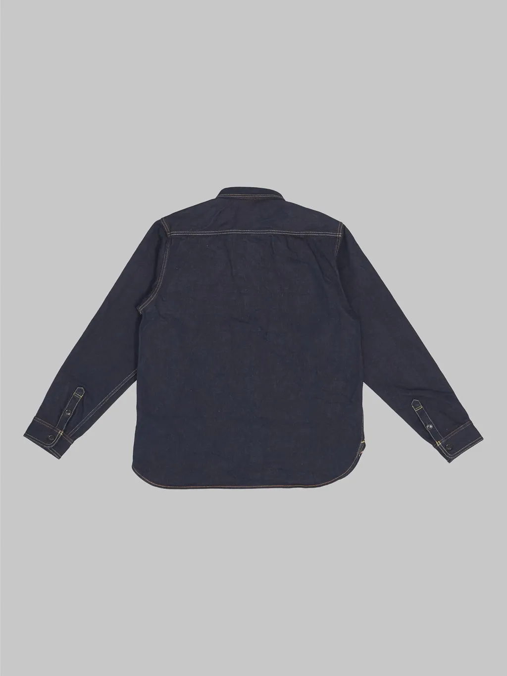Studio D'Artisan D5702 15oz "Aishibuzome" Natural Indigo x Kakishibu Denim Shirt