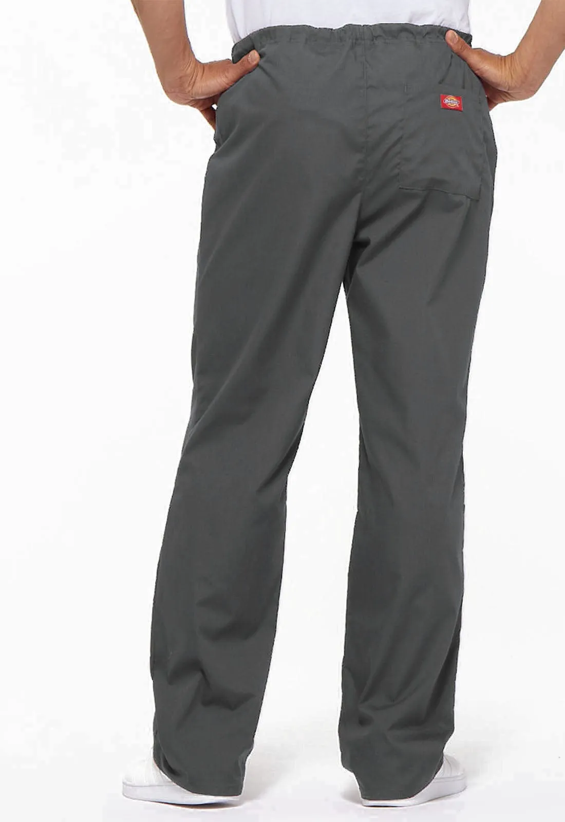 Tend Dickies EDS Signature SHORT Unisex Drawstring Scrub Pant Pewter - Inseam 28.5" (72 cm) TD-83006SPTWZ