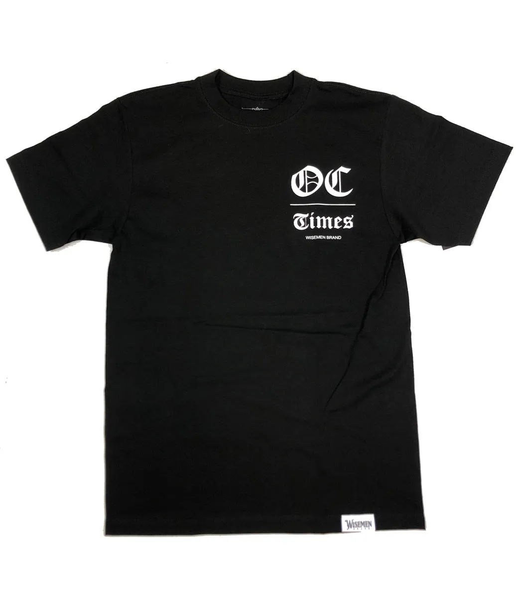 Wisemen Orange County OC Times Black T-Shirt