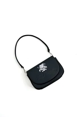 Black Love Hurts Womens Crossbody Bag with Stylish Design
